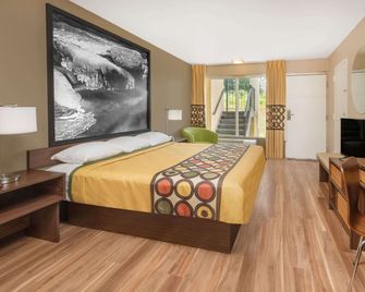 Super 8 by Wyndham Asheville Airport - פלטשר - חדר שינה