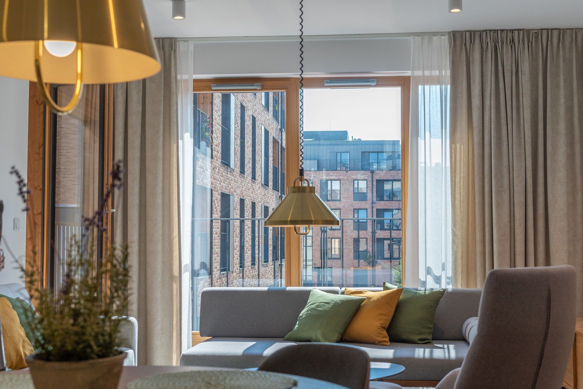 سيتي لايتس أبارتمنتس - كراكوف - غرفة معيشة