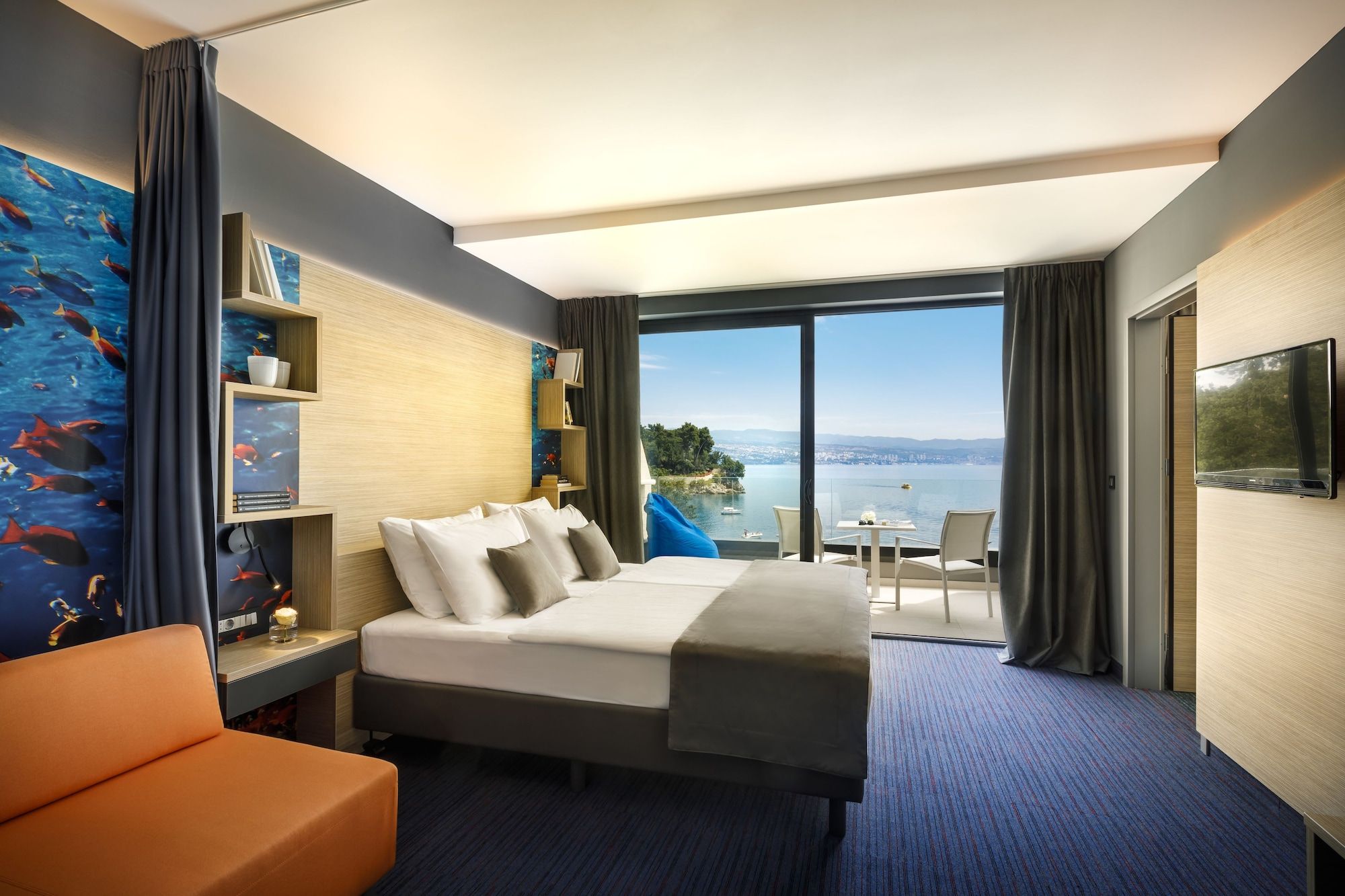 Hotel Ičići - Liburnia - אופטייה - חדר שינה