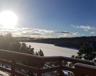 A home away from home with views of the lake. permit #22-RES0601 - Red Feather Lakes - Balcony