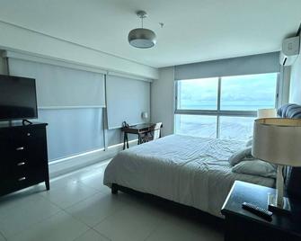 Ocean Cafe I Spacious 1 Bdr Apt With Sea View - Panama Stadt - Schlafzimmer