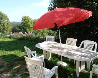 Authentic stone house built in 1848 in the heart of the Aubrac region, near Laguiole - Laguiole - Patio