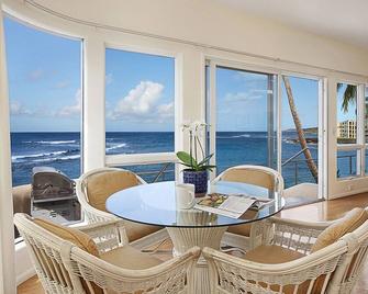 Hale Ma'ana Hou - Beachfront Home with A/C and Pool! - Poipu - Dining room
