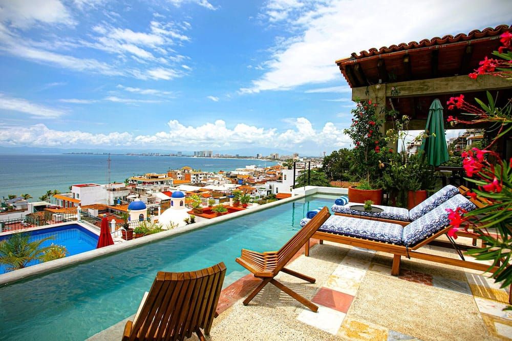 كاسا بانتشا بويرتو فالارتا سينترو - لبالغن أنلي - بورتو فولارتا - حوض السباحة