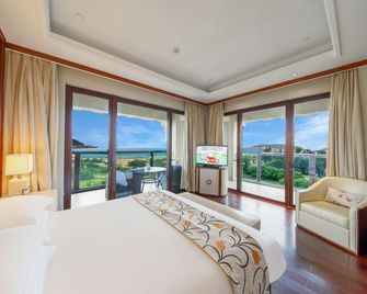 Jiazhihui Aihai Holiday Hotel (Zhujiajian Lvcheng Dongsha) - Zhoushan - Ložnice