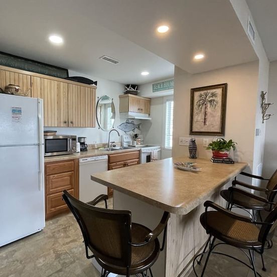 Kitchen view of Sw 1 Starfish Condo