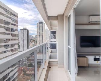 Charmosos Flats No Setor Bueno Txp - Goiânia - Balcony