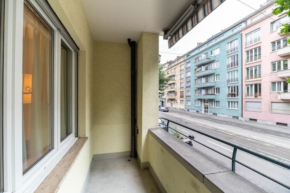 Terrific 2BD flat near City Center and Lake - Wille 5 - ציריך - מרפסת