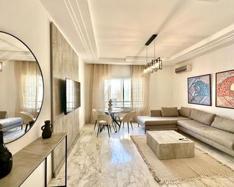 Elyssa superbe appartement aux Jardins de Carthage - Carthage (Tunisie) - Salon