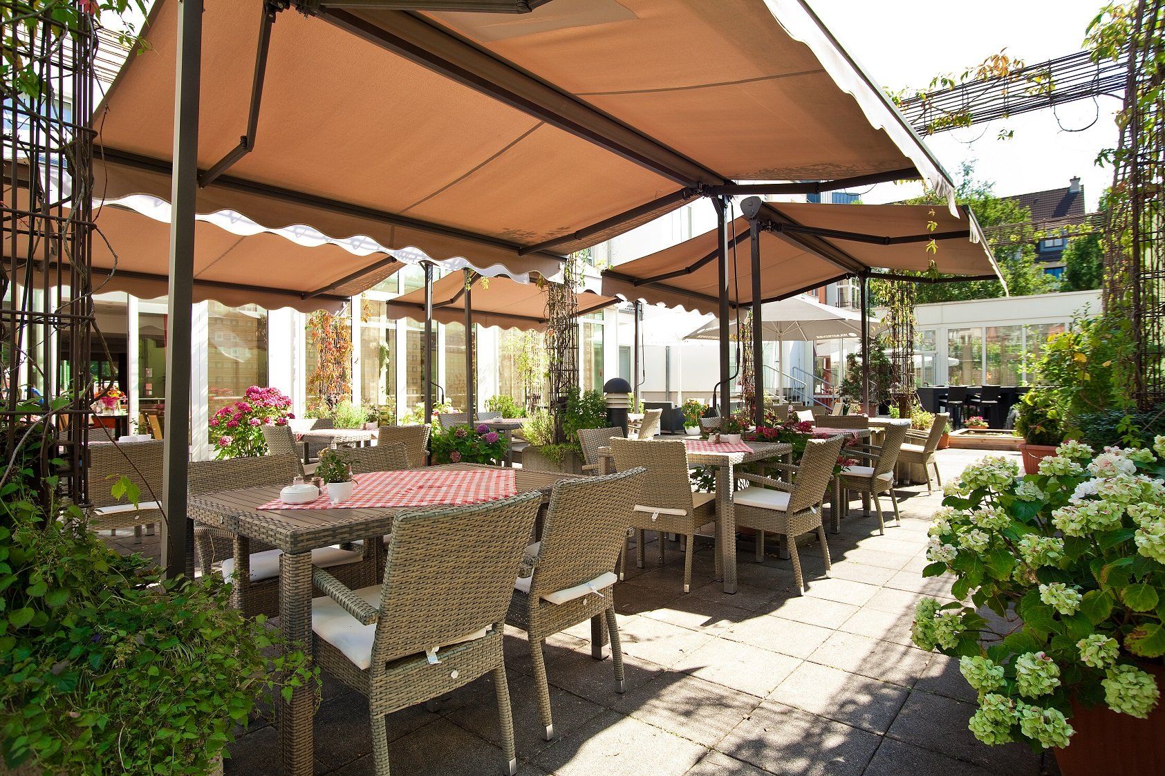 بست ويسترن هوتل بريزيدنت - بون - شرفة مرصوفة