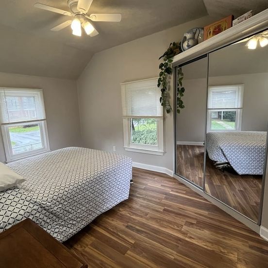 Bedroom view of Entire 3 bedrooms/2 bathrooms fence yard, near Costco, Sam's