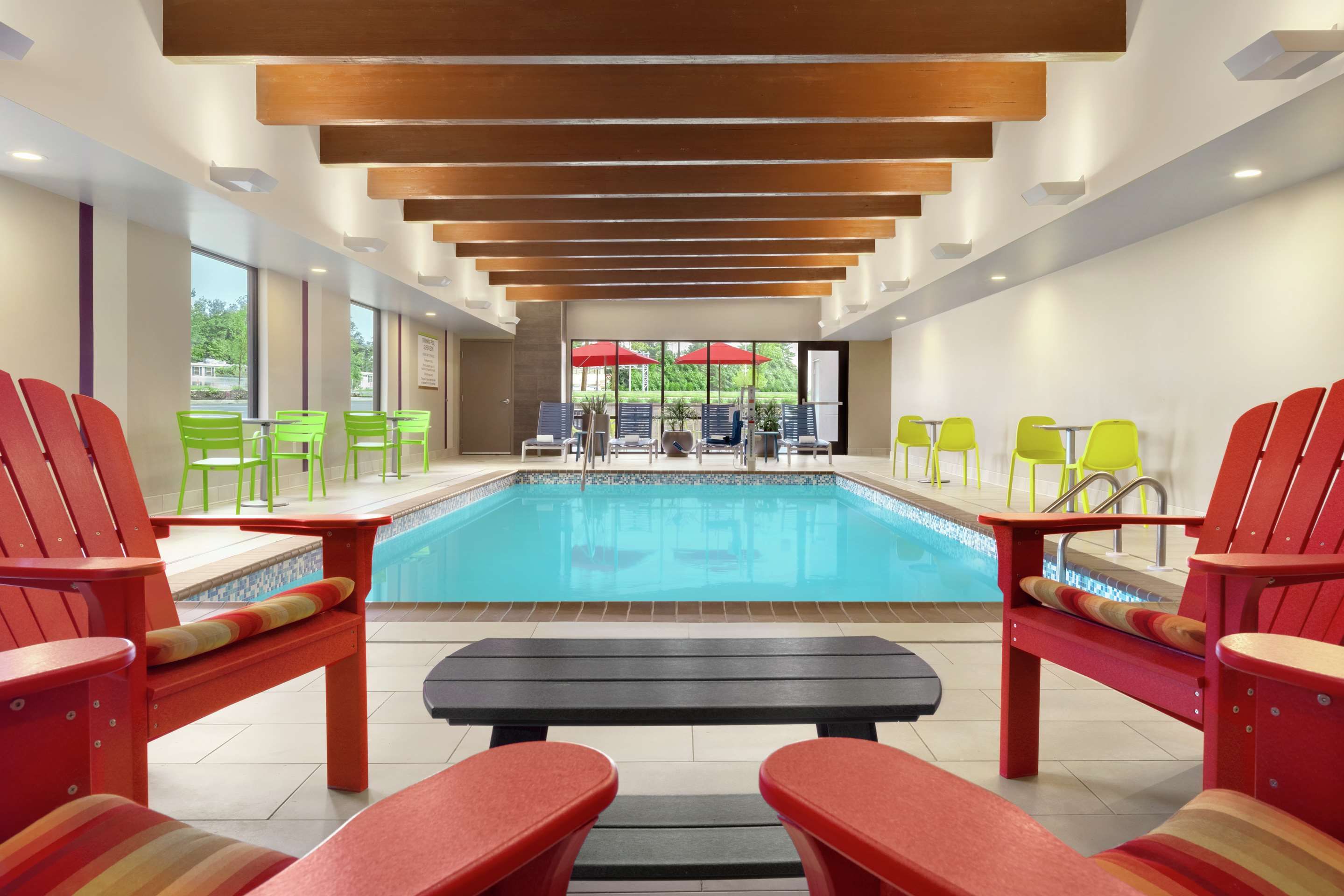 Pool view of Home2 Suites by Hilton New Brunswick