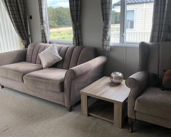 Holiday Cabin sleeps 5 Pets Edinburgh Festival - Dunbar - Wohnzimmer