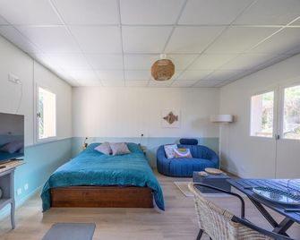 Marée Basse - Studio proche plage de la potinière - Barneville-Carteret - Schlafzimmer