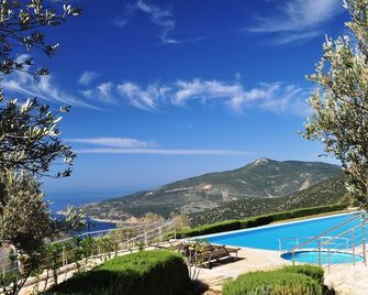 Private Pool 3 Bedroom Villa, Sea & Mountain View At Amazing Lavanta - Kalkan - Pool