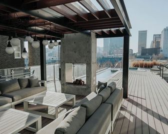 New Downtown Slc Apt L King Bed L City View - Salt Lake City - Varanda