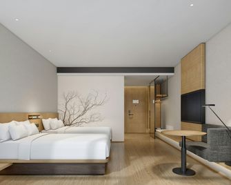 Fairfield Inn by Marriott Xinzhou Xinfu - Xinzhou - Slaapkamer