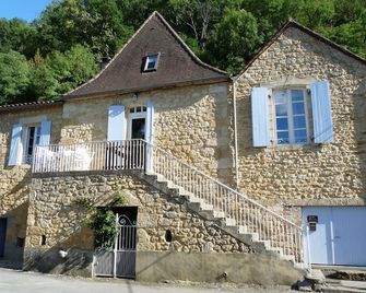 Charming Périgourdine from the 18th century on the banks of the Dordogne, superb river view. - Domme - Gebäude