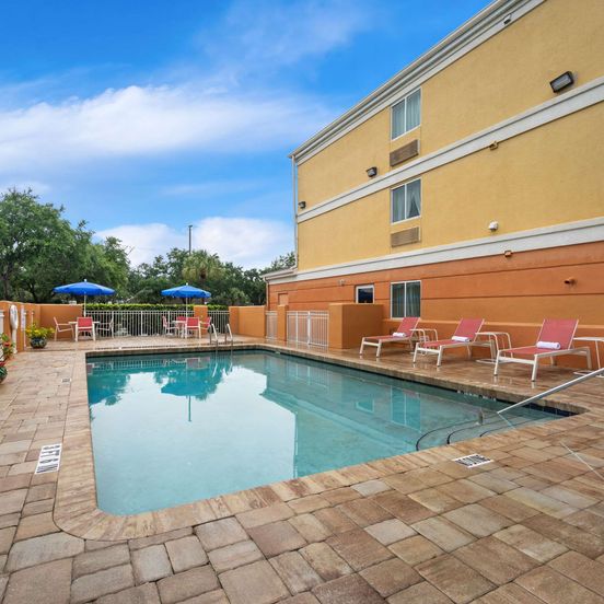 Pool view of Comfort Inn Fort Myers
