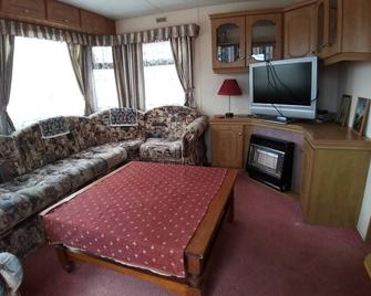 Breathtaking views from a beautiful mobile home - Antrim - Living room