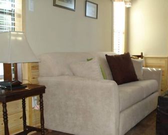 1 bedroom cabin, sleeps four. Pet friendly. Property is on Brazos River. - Rainbow - Living room