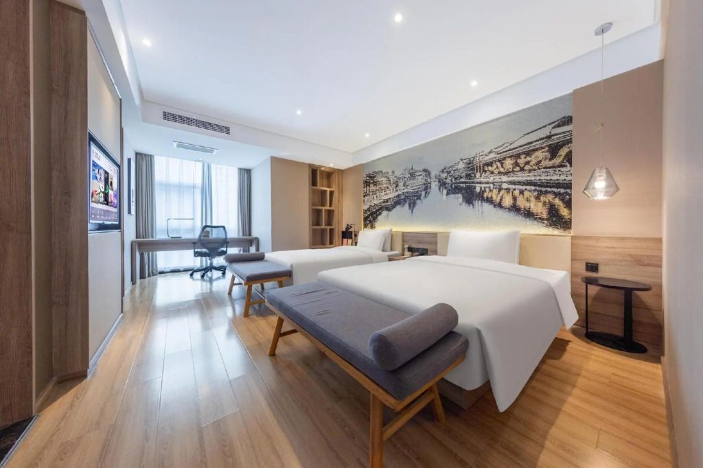 أتور هوتل شيانلين كامبوس سيتي إنوبارك نانجينغ - نانجينغ - غرفة نوم