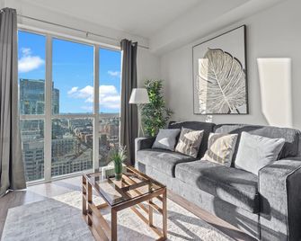 1-Bedroom & Den condo Bird's Eye View in DT - Toronto - Sala de estar