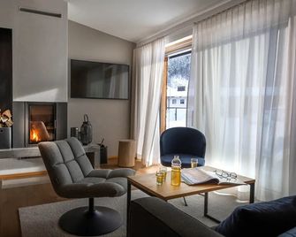 Sporthotel Chalets - Gaschurn - Obývací pokoj