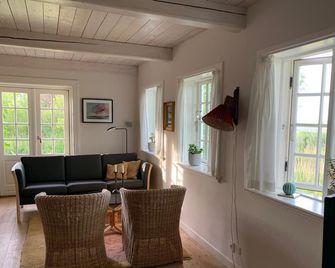 Beautiful thatched cottage on the German-Danish border near Sylt - Højer - Sala de estar