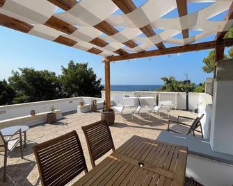 Pinetamare Azur - Panoramic Rooftop villa apartment Porto Selvaggio - Nardò - Balcony