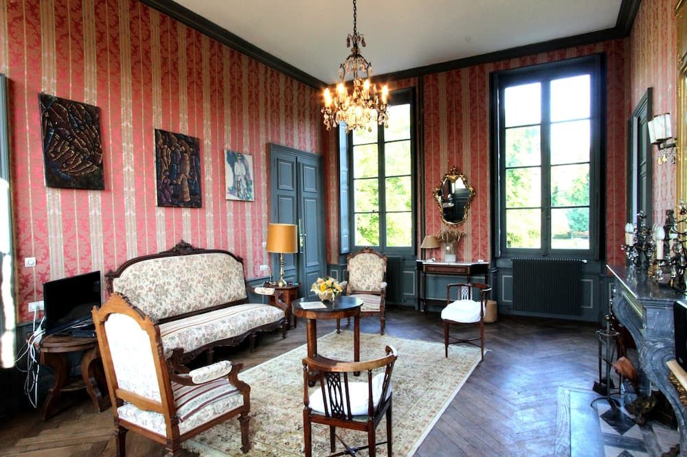 Château d'Island Vézelay - Аваллон - Вітальня
