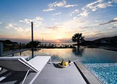 Black Diamond Luxury Beachfront Villa Selenia - Sounion - Pool
