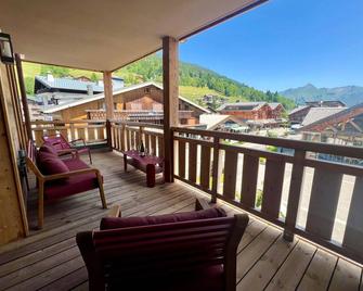 Appartement moderne aux Gets, 3 chambres, 9 personnes - FR-1-671-297 - Les Gets - Balcony