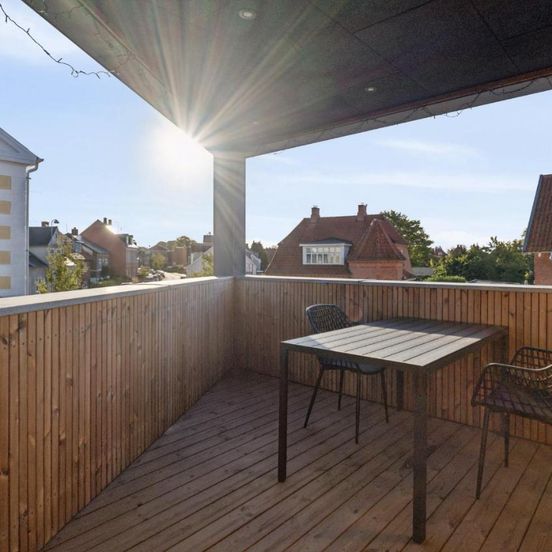 Helt nyt charmerende byhus i centrum med skøn tagterrasse – Svendborg