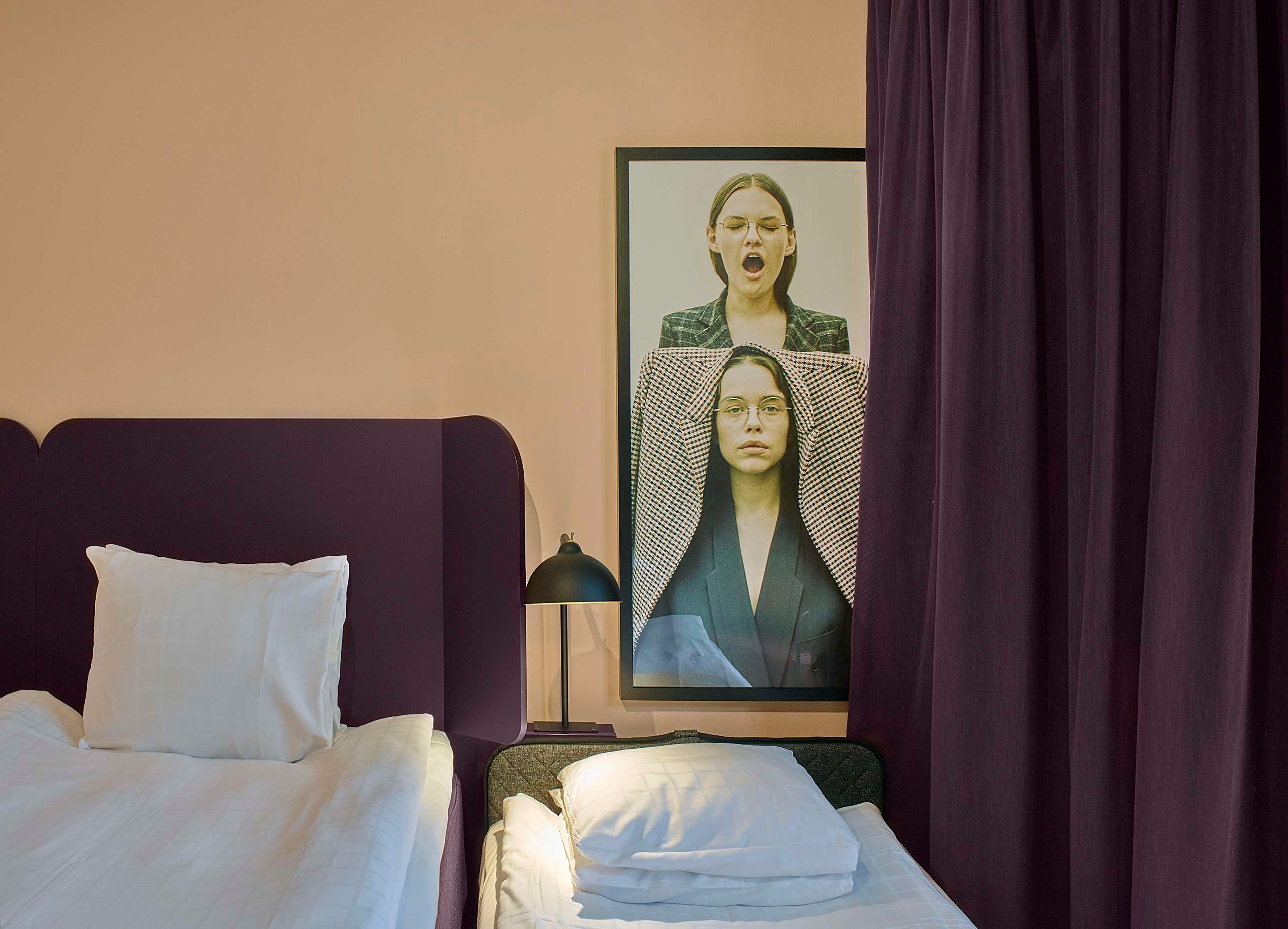 Bedroom view of Scandic Klara