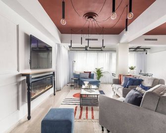 JLM Rooftop luxury apartment - Yerusalem - Ruang tamu