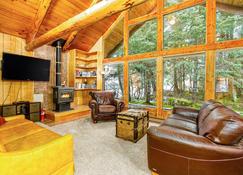 Alpine Meadows Log Cabin - Girdwood - Sala de estar