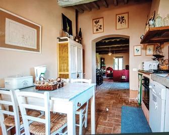 Charming luxury Farmhouse + private pool in the Etruscan/Roman bronze statuary - San Casciano Dei Bagni - Sala pranzo