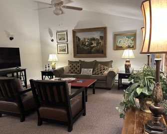 Turtle Cove at Viewpoint Beach on Magician Lake, Sister Lakes, MI 49047 - Dowagiac - Living room