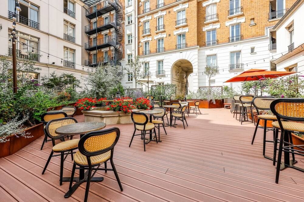 Hotel Vacances Bleues Villa Modigliani - פריז - מרפסת