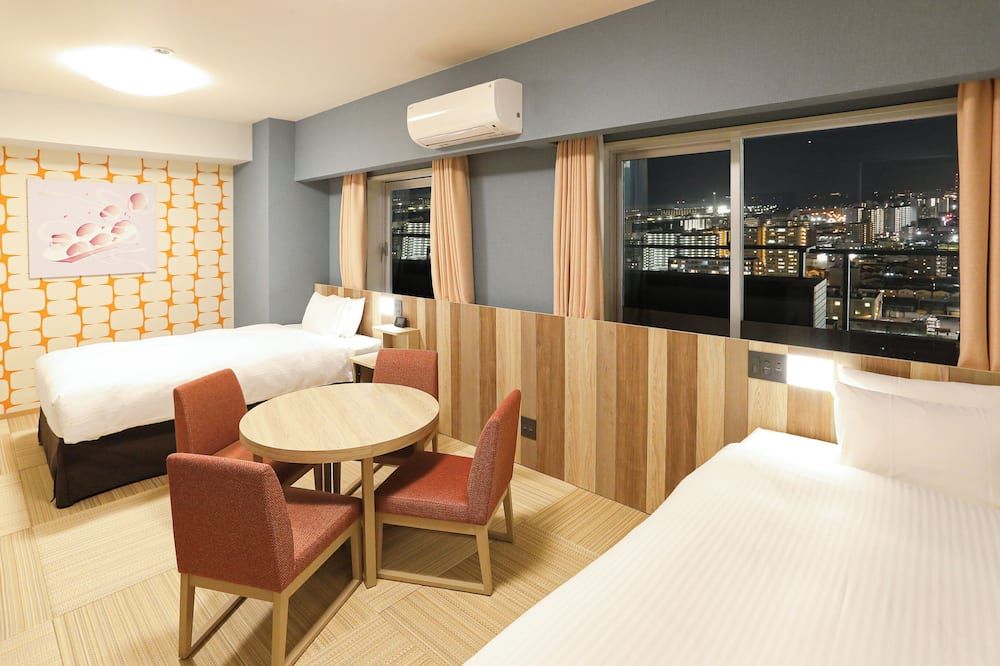 Hiyori Hotel Osaka Suminoekoen Station - אוסקה - חדר שינה
