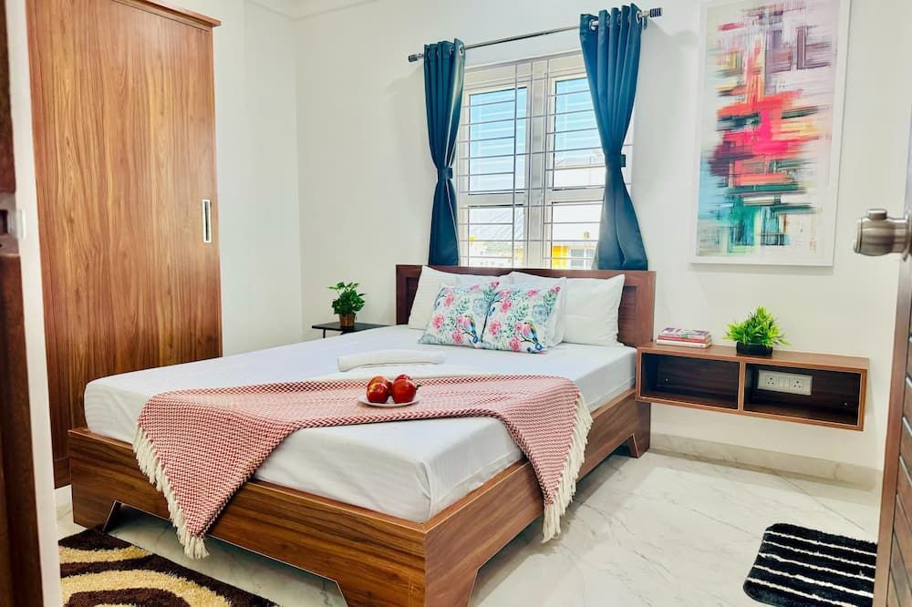 Olive Serviced Apartments Btm Layout - Bangalore - Slaapkamer