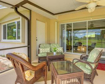 Sunny Port St Lucie Home Lanai and Golf Course View - Port St. Lucie - Patio