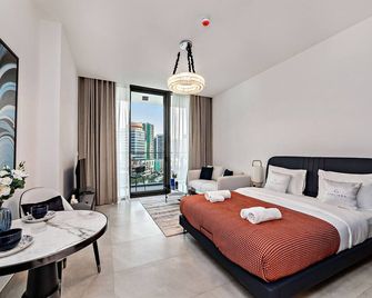 Modern Studio at Paragon with City View - Dubaï - Chambre
