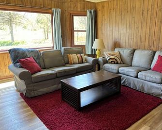 Spacious Vintage Up North Home. Family-Friendly! - Hart - Living room