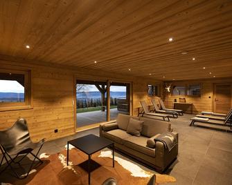 Chalet de Lucie, 275 m2, Champ du Feu, Alsace, 5 stars, luxury, 5 bedrooms - Belmont - Sala de estar