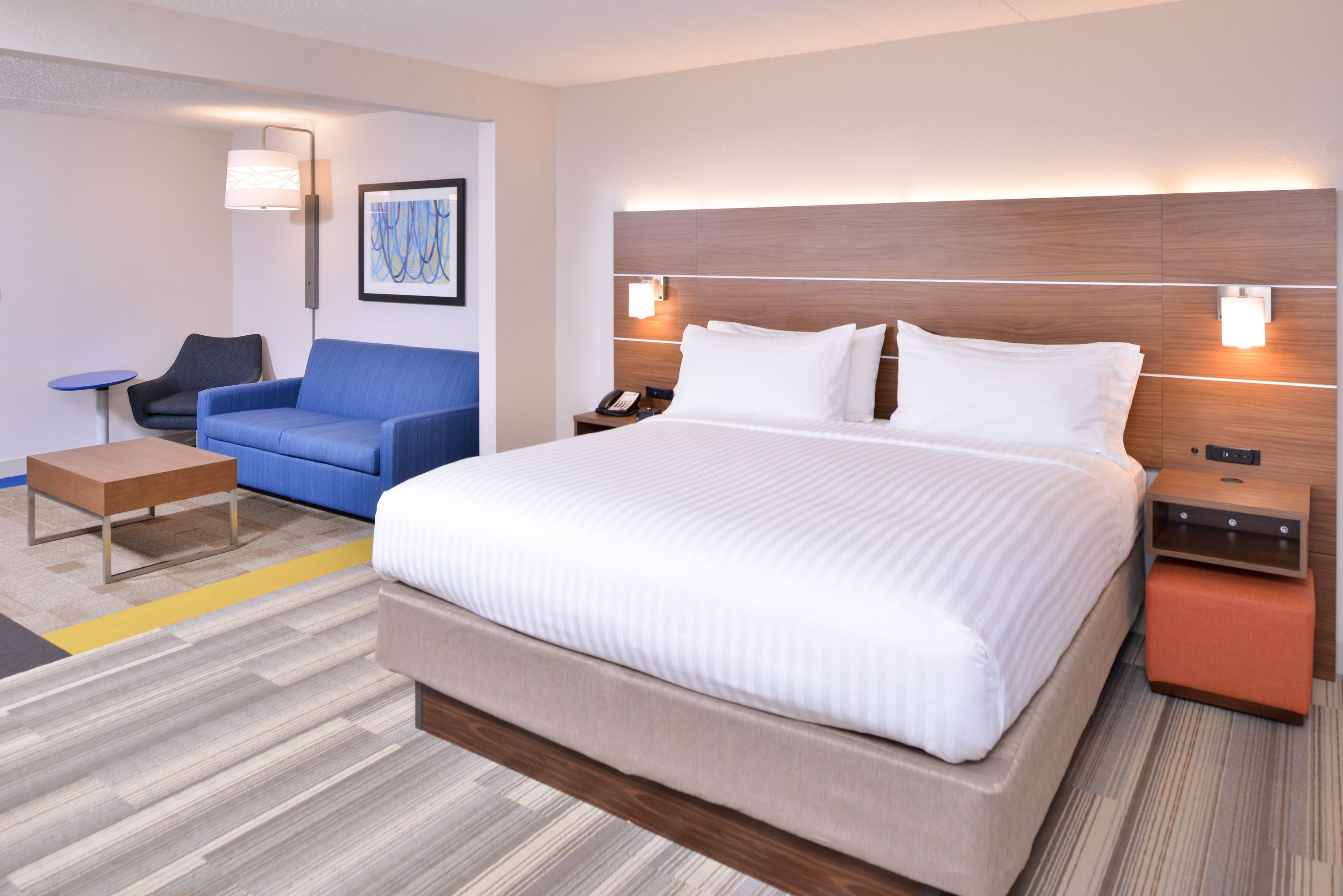 Holiday Inn Express & Suites Indianapolis Dtn-Conv Ctr Area By IHG - אינדיאנאפוליס - חדר שינה