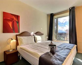 Hôtel Restaurant Bellevue - Yverdon-les-Bains - Slaapkamer