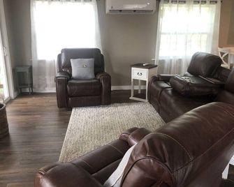 River house on Suwannee River near Sante Fe, Ichetucknee, and multiple springs! - Branford - Living room