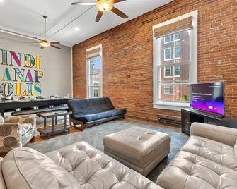 Modern Loft next to Georgia St and Convention Center - Indianapolis - Wohnzimmer